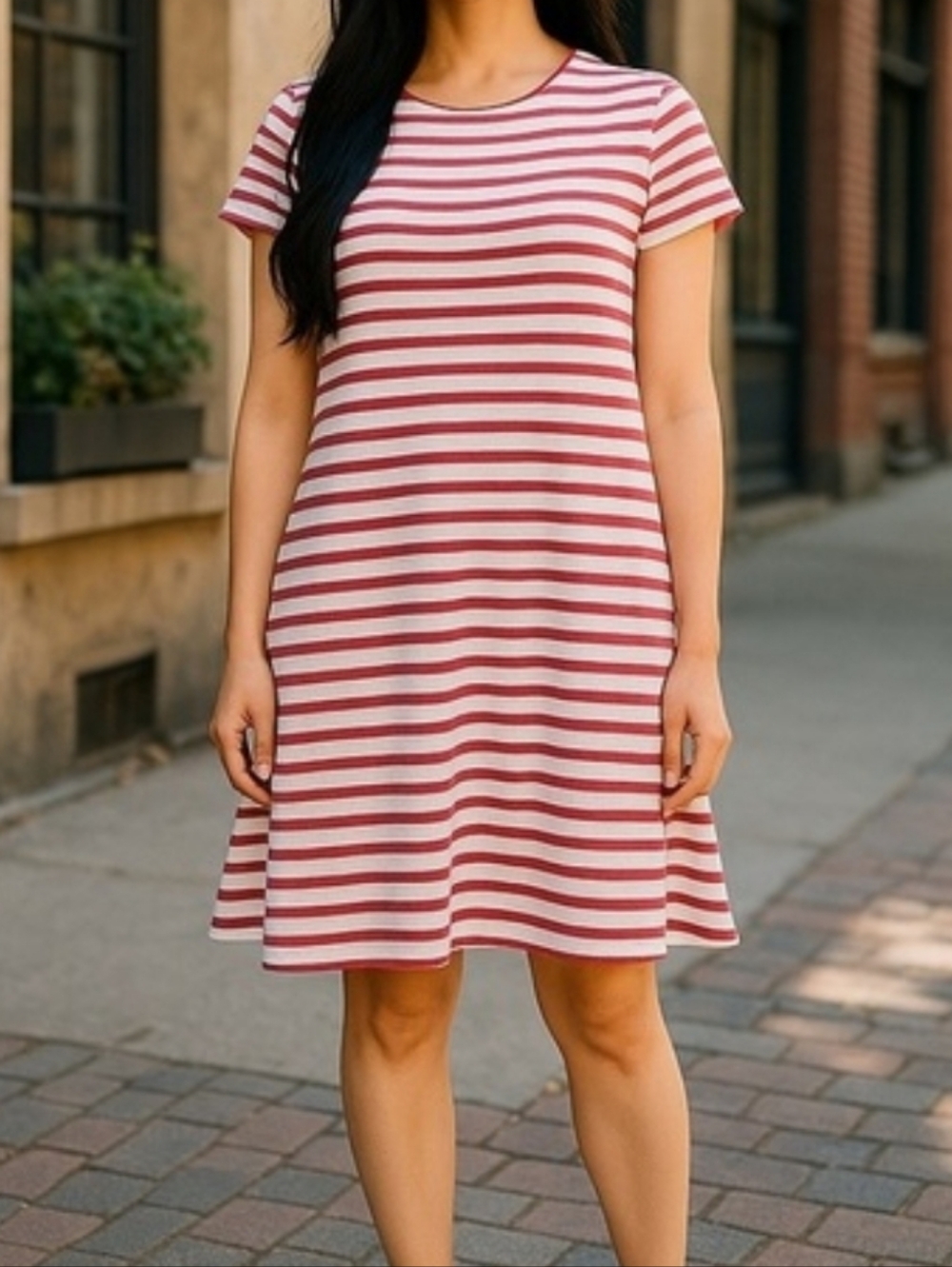 Vineyard Vines T Shirt Dress Red White And Blue Easy Summer Dress